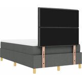  Krevet s opruga kutije Tamno siva 200 x 120 cm tkanina | shoptok.hr