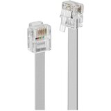 Lindy isdn priključni kabel [1x RJ12 vtič 6p6c - 1x RJ12 vtič 6p6c] 10 m siva, (20411140) | Shoptok.si