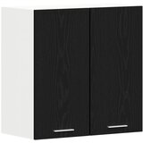vidaXL Črna hrastova viseča omara 60x31x60 cm iz inženirskega lesa, (22008813) | Shoptok.si