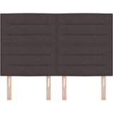  LED vodoravno z linijskim dizajnom temno rjavo 80 cm tkanina, (22083983) | Shoptok.si