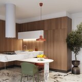 Sollux SL.1706 - visilica na sajli bilo 1xE27/15W/230V prečnik 35 cm narandžasta | Eponuda.com