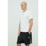 Adidas Kratka majica za vadbo Techfit bela barva