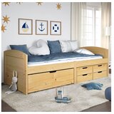 vidaXL Dnevni ležaj s 5 ladice IRUN 90x200 cm masivna borovina | shoptok.hr