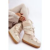 Boto Women's High Snow Boots Beige Venila | ePonuda.com