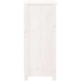  Komoda bela 70x35x80 cm trdna borovina, (20600723) | Shoptok.si