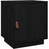  Noćni ormarić crni 40 x 34 x 45 cm od masivne borovine | shoptok.hr