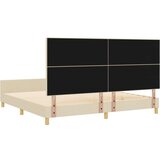  Postelja Krem 200x200 cm iz Tkanine, (22051888) | Shoptok.si