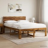  Krevetni okvir s uzglavljem ROSTOCK Prirodna 137 x 190 cm | shoptok.hr