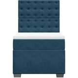 Box spring krevet s madracem plavi 90x200 cm baršunasti | Eponuda.ba