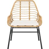  Vrtna garnitura - 5-dijelni vrtni blagovaonski set s jastucima poliratan i staklo | shoptok.hr