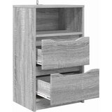  Noćni ormarići s ladicama 2 pcs Siva Sonoma 40 x 30 x 467 cm | Eponuda.com