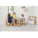 Hanah home Dječiji set Sto i stolice, 47x45x60cm, Bijela Cijene
