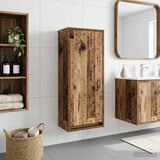  Umivaonik s policom za zid Staro drvo 35 x 20 x 81 cm | shoptok.hr