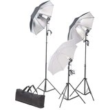 vidaXL Fotografski studijski komplet s svetilkami in ozadjem | Shoptok.si