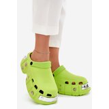 Boto Women's sandals on a massive platform lime green Korina | Shoptok.si