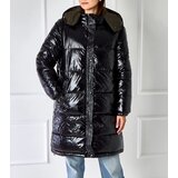 Gemre Black-green reversible long Cesario jacket | Shoptok.si