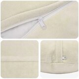  Jastuk s jastukom HEERLEN 6 kom. Krem Mikrofibra Flis - Krem Ø 40 cm 6 | shoptok.hr