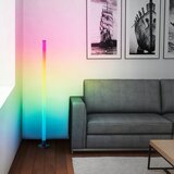 Lesnina XXXL Brilliant - LED RGBW prigušiva stojeća lampa NEELE LED/6,5W/230V crna + daljinski upravljač | Eponuda.com