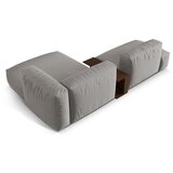 Micadoni Svetlo siva kotna sedežna garnitura (desni kot) Martina – Home | Shoptok.si
