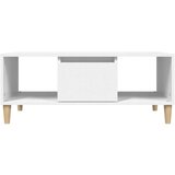  Klubska mizica bela 90x50x36,5 cm inženirski les, (20711591) | Shoptok.si