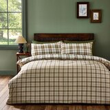 Catherine Lansfield Narančasta/svjetlo smeđa posteljina za bračni krevet/za produženi krevet 230x220 cm Kelso Check – | shoptok.hr