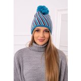 Kesi Cap with pompom Hanna K328 turquoise | Shoptok.si