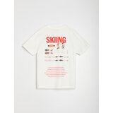 Sinsay Pamučna oversize majica s printom | shoptok.hr