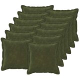  Jastuk s jastukom HOUTEN 12 kom. Zelena Mikrofibra Flis - Zelena 45 x 45 cm 12 | shoptok.hr