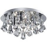 Searchlight Hanna Stropna svetilka s 4 delno vgradnimi lučmi, kromirana z diamantnimi kristali, G9, (22101150) | Shoptok.si