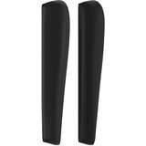  Uzglavlje s ušima crni 203x23x118/128 cm od umjetne kože | shoptok.hr