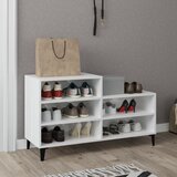vidaXL Omarica za čevlje visok sijaj bela 102x36x60 cm inženirski les Cene