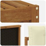  Set vanjskih sofa 7 pcs Prirodna i krem 79 x 79 x 37 cm | shoptok.hr