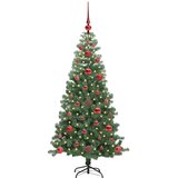  Božićno drvce s 150 LED svjetlima s stalakom Zelena 120 cm PVC | shoptok.hr