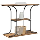  Konzolna stolica s policom Staro drvo 101 x 35 x 80,5 cm | Eponuda.ba