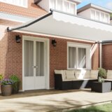 vidaXL ručna povlačiva tenda bijela 500x300 cm | shoptok.hr