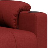  Električni naslonjač od tkanine crvena boja vina | shoptok.hr