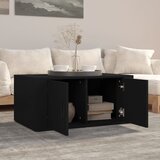  Stolić za kavu crni 80 x 50 x 36 cm od konstruiranog drva | Eponuda.ba