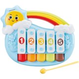  Interaktivni klavir za bebe sa 5 tonova Sun - plavi | shoptok.hr