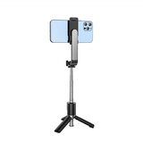 Borofone BY09 selfie tripod stojalo za snemanje in slikanje selfie posnetkov 75 cm - črn | Shoptok.si