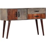 The Living Store Konzolna mizica siva 120x35x75 cm trden robusten mangov les - Konzolna Mizica, (21836658) Cene