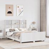 Furnova Posteljni okvir brez vzmetnice bel 160x200 cm trdna borovina, (21935829) Cene
