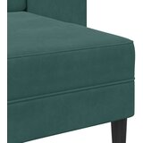 SOFA 2-sjed s ležaljkom u obliku slova L tamnozelena 125 cm | shoptok.hr
