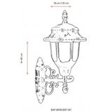 Opviq BAP 68180 BSY M1 Zidna lampa, crna | Eponuda.ba