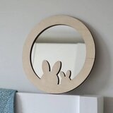 Woodenfull ogledalo za dečiju sobu, zeke | ePonuda.com