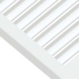  Vrata za ormarić rešetkasta 2 kom bijela 61 5x39 4 cm borovina | shoptok.hr