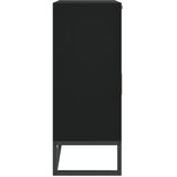  Komoda crna 60 x 30 x 75 cm od konstruiranog drva | shoptok.hr