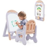 Costway Risalna tabla Sztaluga za otroke s stolom, (5000489910) Cene