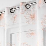Douceur d intérieur Belo-rožnata prosojna zavesa 140x280 cm Joyce – | Shoptok.si