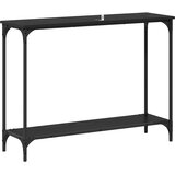  Konzolna stolica s policom Crni hrast 101 x 30.5 x 75 cm | Eponuda.com