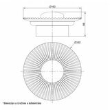 Vesta 650 ZIDNA SVETILJKA 8W 3000K | ePonuda.com